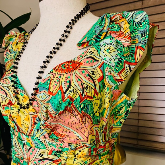 Nanette Lepore Silk Blouse 💖 EUC 💖 VINTAGE - Picture 1 of 5